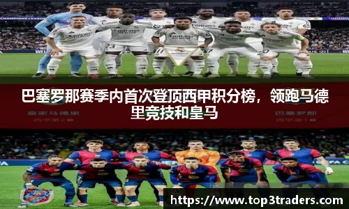 巴塞罗那赛季内首次登顶西甲积分榜，领跑马德里竞技和皇马